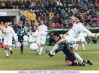 Campionato, 10 gennaio 1999: Inter - Venezia 6-2, il terzo gol di Zamorano