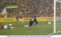 Campionato, 13 marzo 1999: Inter - Milan 2-2, autorete di N' Gotty e Inter in vantaggio