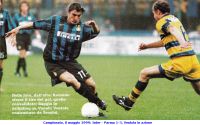 Campionato, 8 maggio 1999: Inter - Parma 1-3, Ventola in azione