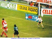 Campionato, 6 gennaio 2000: Inter - Perugia 5-0, il gol di Vieri