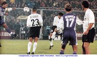Campionato, 9 gennaio 2000: Fiorentina - Inter 2-1, il gol di Recoba