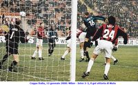 Coppa Italia, 12 gennaio 2000: Milan - Inter 2-3, il gol vittoria di Mutu