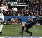 Campionato, 24 marzo 2002: Inter - Roma 3-1, Vieri segna il gol del raddoppio
