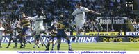 Campionato, 9 settembre 2001: Parma - Inter 2-2, gol di Materazzi e Inter in vantaggio