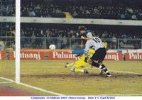 Campionato, 15 febbraio 2003: Chievo Verona - Inter 2-1, il gol di Vieri