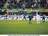 Campionato, 26 gennaio 2003: Inter - Empoli 3-0, Vieri porta l'Inter in vantaggio