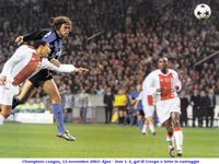 Champions League, 12 novembre 2002: Ajax - Iner 1-2, gol di Crespo e Inter in vantaggio