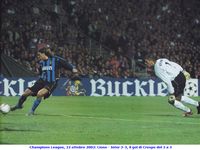 Champions League, 22 ottobre 2002: Lione - Inter 3-3, il gol di Crespo del 2 a 3