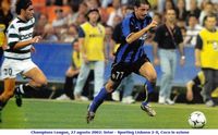 Champions League, 27 agosto 2002: Inter - Sporting Lisbona 2-0, Coco in azione