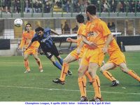 Champions League, 9 aprile 2003: Inter - Valencia 1-0, il gol di Vieri