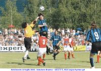 Amichevole 22 luglio 2003:  Selezione Brunico - Inter 0-9, Vieri segna il primo gol