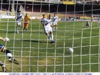 Campionato, 2 maggio 2004: Lecce - Inter 2-1, gol di Adriano, su rigore, e Inter in vantaggio