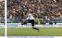 Campionato, 27 marzo 2004: Reggina - Inter 0-2, Adriano segna il gol del raddoppio