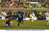 Champions League, 30 settembre 2003: Inter - Dynamo Kiev 2-1, Adani porta in vantaggio l'Inter