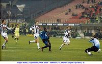 Coppa Italia, 21 gennaio 2004: Inter - Udinese 3-1, Martins segna il gol del 2 a 1