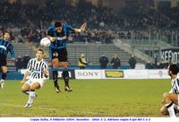 Coppa Italia, 4 febbario 2004: Juventus - Inter 2-2, Adriano segna il gol del 1 a 2