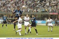 Campionato, 18 settembre 2004: Inter - Palermo 1-1, gol di Adriano e Inter in vantaggio