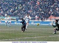 Campionato, 2 febbraio 2005: Inter - Atalanta 1-0, il gol di Martins