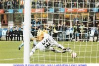 Campionato, 30 ottobre 2004: Inter - Lazio 1-1, gol di Adriano e Inter in vantaggio