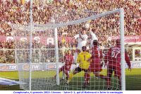 Campionato, 6 gennaio 2005: Livorno - Inter 0-2, gol di Materazzi e Inter in vantaggio