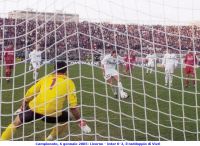 Campionato, 6 gennaio 2005: Livorno - Inter 0-2, il raddoppio di Vieri