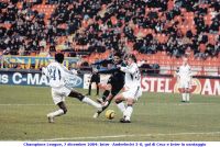 Champions League, 7 dicembre 2004: Inter -Anderlecht 3-0, gol di Cruz e Inter in vantaggio