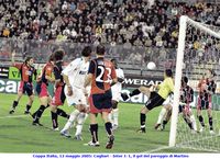 Coppa Italia, 12 maggio 2005: Cagliari - Inter 1-1, il gol del pareggio di Martins