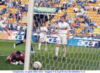 Campionato, 22 aprile 2006: Inter - Reggina 4-0, il gol di Cruz del definitivo 4 a 0