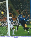 Campionato, 2 dicembre 2006: Inter - Siena 2-0, gol di Burdisso e Inter in vantaggio