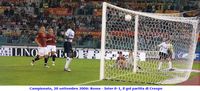 Campionato, 20 settembre 2006: Roma - Inter 0-1, il gol partita di Crespo