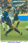Campionato, 5 novembre 2006: Inter - Ascoli 2 - 0, gol di Zanetti e Inter in vantaggio