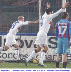 Campionato, 10 febbraio 2008 Catania - Inter 0-2, gol di Cambiasso e Inter in vantaggio