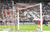 Amichevole, 5 agosto 2008: Bayern Monaco - Inter 0-1, il gol di Mancini (nascosto